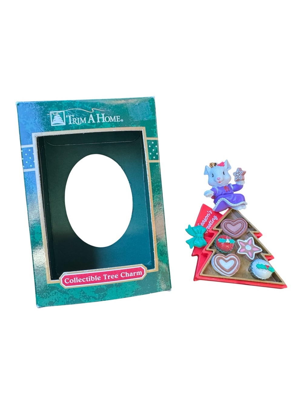Trim A Home Collectible Tree Charm Mouse Ornament - Multicolor